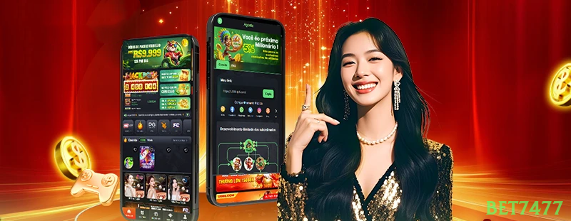 Imagem promocional da plataforma bet7477